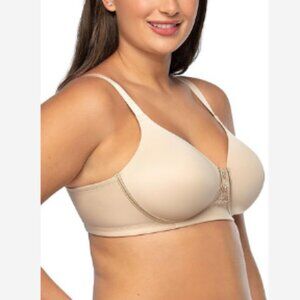 Vanity Fair Bra Beauty Back Women's 44DDD Beige Wireless 4 Way Stretch Lined Cup